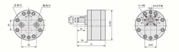 Шестеренный насос серии DCB-B160~500