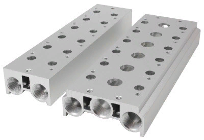 Пневмоплита 400M-5 мест. для распределителей 4V400