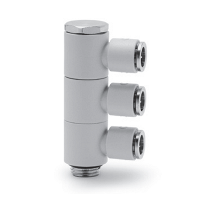 Фитинг трехуровневый 7612 03-6-1/8