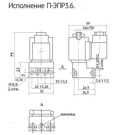 Пневмораспределители RPK П-ЭПР3
