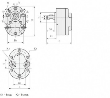 CB-B шестеренный насос низкого давления