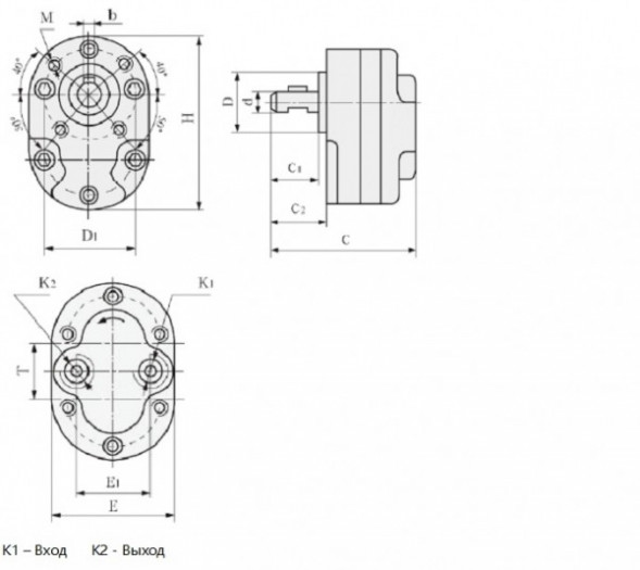CB-B шестеренный насос низкого давления