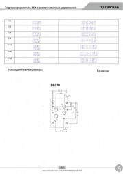 Гидрораспределители ВЕХ 16.24 Г24 (110В, 220В)