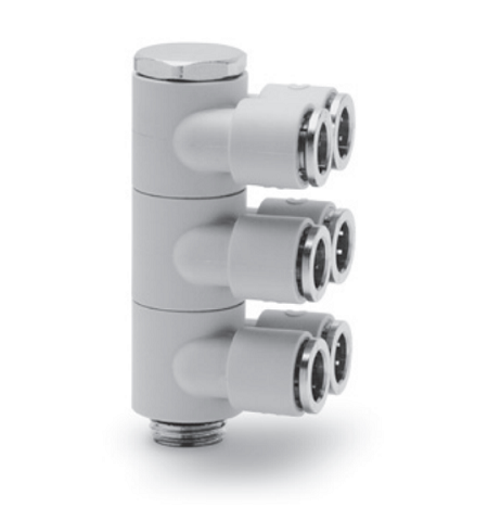 Фитинг трехуровневый 7642 03-4-1/8