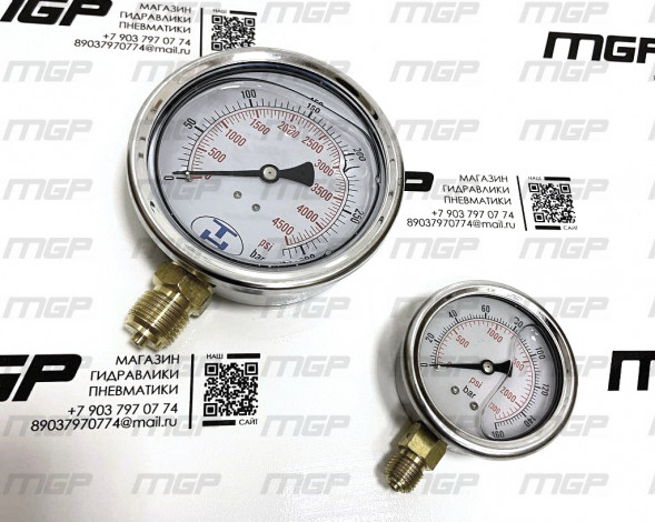 Манометр PG-100 B (0-31.5) МПа