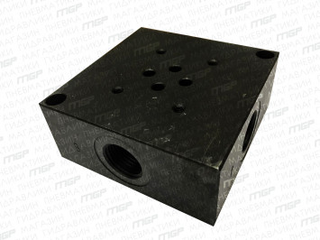 Плиты Ду6, Ду10, Ду16, Ду20 присоединительные (переходные) для монтажа гидрораспределителей