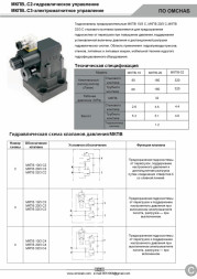 Гидроклапаны предохранительные стыкового монтажа МКПВ-10/3С, МКПВ-20/3С, МКПВ-32/3С